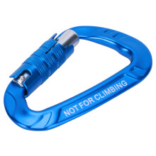 Durable Outdoor Carabiner Hooks Rust Proof Aerospace Aluminum Double Locking Carabiners Versatile Outdoor Use Sturdy Compact