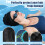 Swimming Cap, Silicone with Ear Protection, Large Black/White, 2 Pack 2
