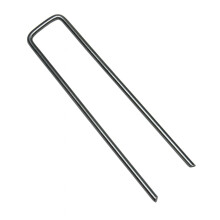 Galvanised Steel Weed Membrane Pins x200 (U Pegs Staple)