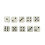 Rounded Corners Dice Set For Table Games Six Sided Solid White Dice With Random Serial Number Precision Cut For Backgammon Games And Rpg Sessions 5