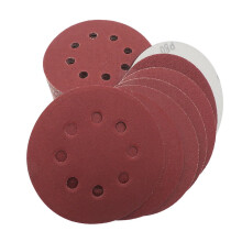 Sand Sheets Grinding Polishing Pads, 10pcs 5' 125mm 8 hole 601200 Grit Ref: 3284