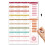 Workout Schedule Organizer Fitness Planner Waterproof-Model B 5