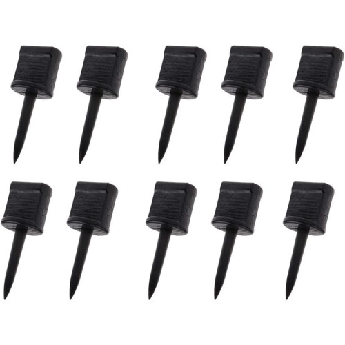 10 Target Disc Nails, Black Ref: 3157 1