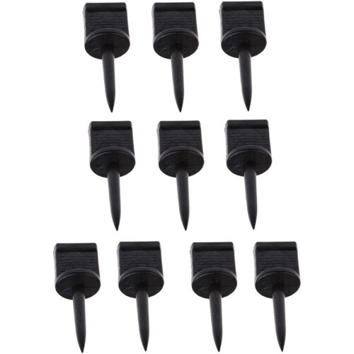 10 Target Disc Nails, Black Ref: 3157 2