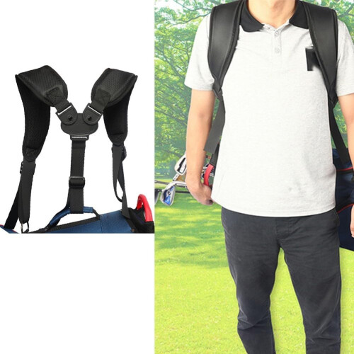 Adjustable Golf Bag Shoulder Straps Padded Comfort For Universal Fit 2