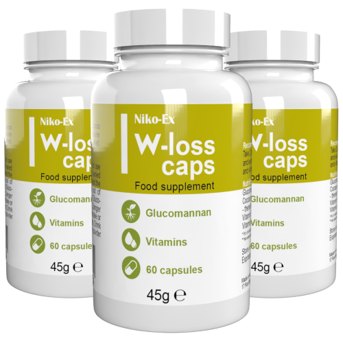 W-Loss - 180 capsules (3 x 60 capsules) - 3-pack