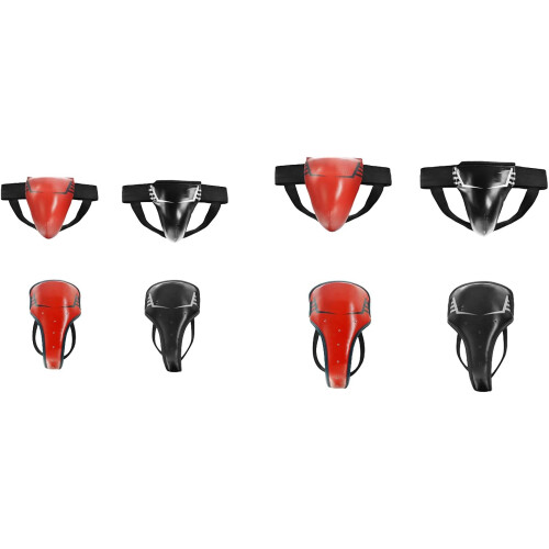 Shock absorber Groin guard For men Kid Boxing Sparring Jockstrap Abdominal protector 2