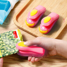 Moeiteloos snacks bewaren, mini-zakjessealer, draagbare hersluitmachine met hitteverzegeling en snijmechanisme, gemaakt van hoogwaardig ABS-materiaal