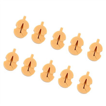 10 Pieces Rubber Violin Mute Violin Silencer Violin Exercise Mute Volume Beginner Violin Accessories