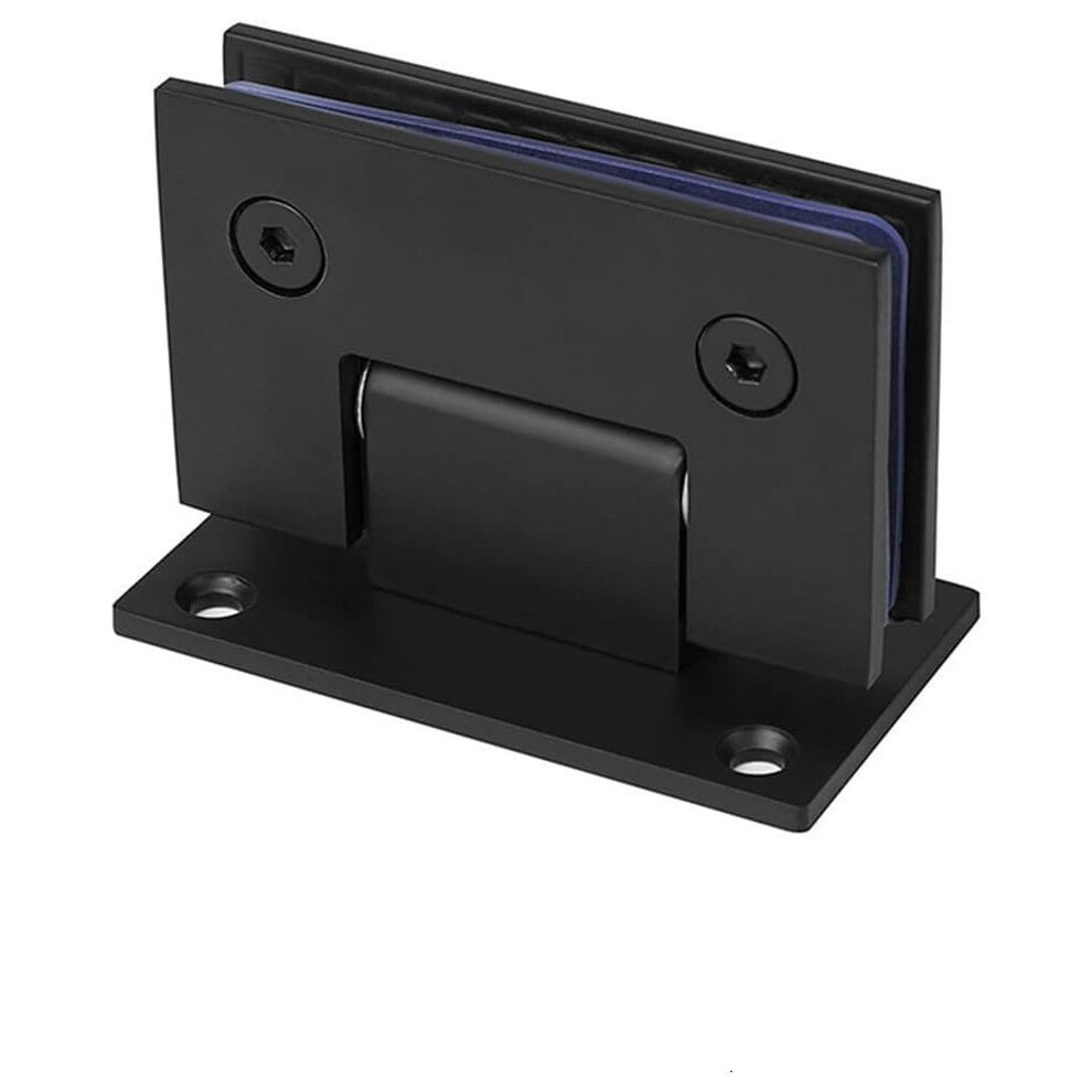 Matte Black Shower Door Hardware, Heavy-Duty Stainless Steel Hinges For 90 Opening, Resistant To Scratches And Corrosion 9554910886496
