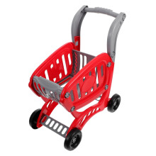 shopping cart, shopping trolley, children's toy shopping basket, play cart