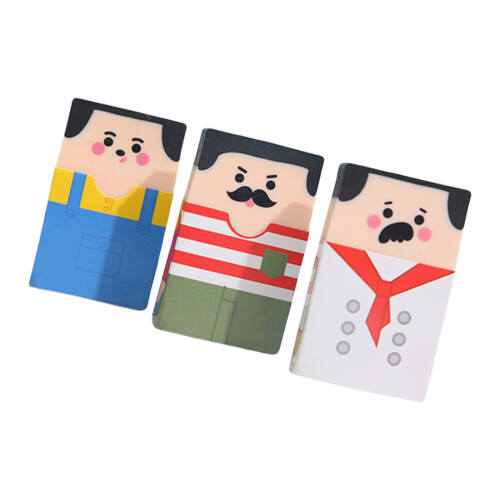 Funny Baldness Men Erasers Easy Erasing Pencil Eraser for School