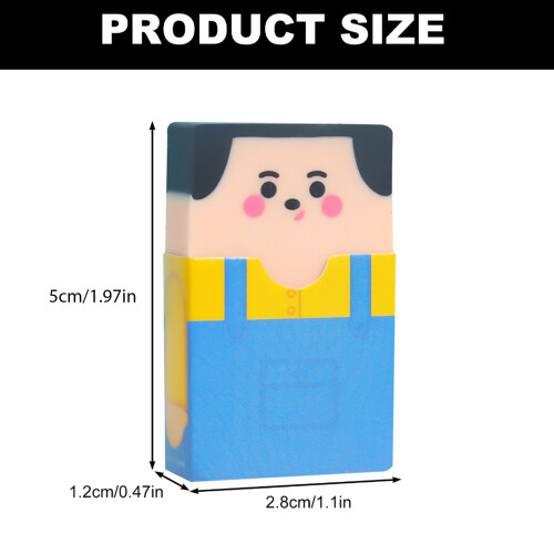 Funny Baldness Men Erasers Easy Erasing Pencil Eraser for School 1