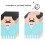 Funny Baldness Men Erasers Easy Erasing Pencil Eraser for School 6