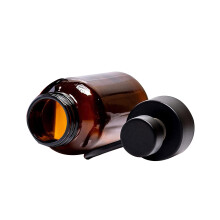 Glass Soap Dispenser, Refillable Foaming Pump Bottle- 1pc
