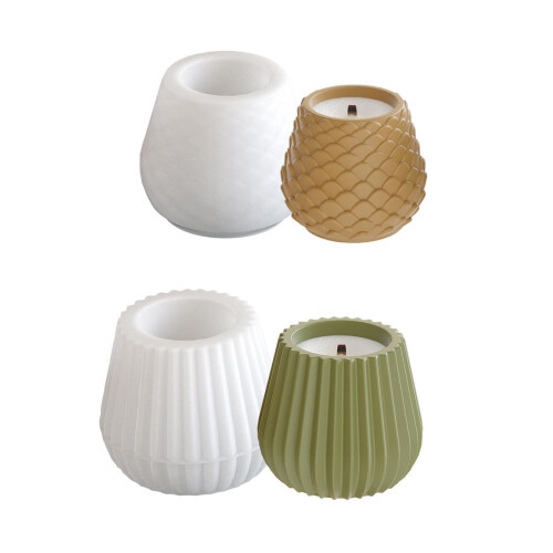 Multifuntional Candle Base Molds Crafting Moulds Unique-Set