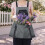Gardening Apron, Blue/Grey/Green/Red Crossover Back Apron with Large Pockets Ref: 6321 5