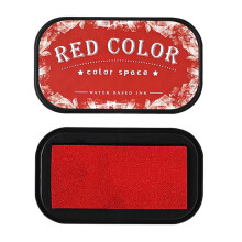 Water Based Ink Pad Retro Color Paper Inkpads Quick-Drying-red