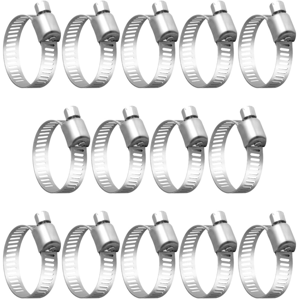 Heavy Gauge Stainless Steel Hose Clamps, Adjustable Diameter Range With Rounded Band Edges, Corrosion Resistance, Flexible And Ductile, High Performan 9554910884935