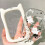 Double Side Clear Card Holder with Spring String Credit-White 7