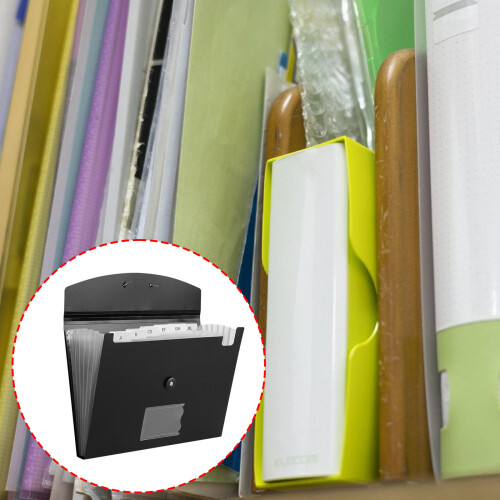 7/13 Pockets Document Folder Accordions File Storage Box File-1 2