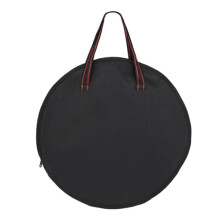 10Drum Pocket Made of Black Oxford Fabric, Portable Drum Mute Pad with Handbag, Drumhead Board Bag