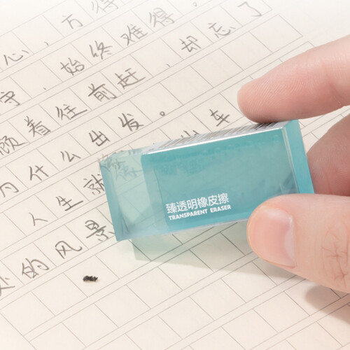 Clear Erasers Solid Color Pencil Erasers Lovely Eraser-small 2