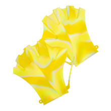 1 pair of swimming gloves, women's resistance gloves, silicone, fitness, gym, water gloves, net 20x20cm Assorted colours
