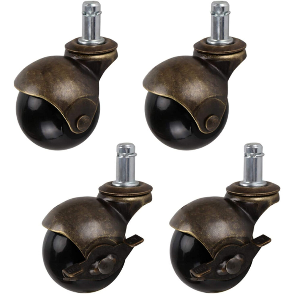 Highperformance Swivel Casters Made Of Brass, Nylon Replacement Roller 9365049121996