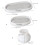 Flexible Silicone Resin Mold for Oval Themed-Short style 3