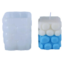 Moules Ă bougies en forme de Cube, pour la fabrication de-1