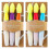 3pcs Refillable Sidewalk Chalk Paint-Purple yellow orange 3