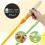 3pcs Refillable Sidewalk Chalk Paint-Purple yellow orange 6