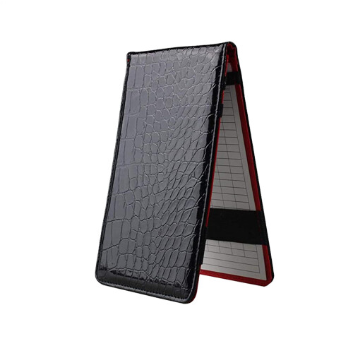Golf Scorecard Book  Premium Track Performance, Handicaps, Notes, Black