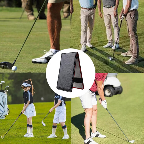 Golf Scorecard Book  Premium Track Performance, Handicaps, Notes, Black 2