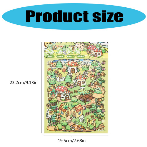 DIY Decorative Sticker Fairies Tale Series-Tortoise and rabbit 2