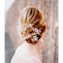 Accessoire de coiffure de mariée, épingle à cheveux en forme de U, bijou de mariée pour occasions spéciales : mariage, anniversaire, bal de