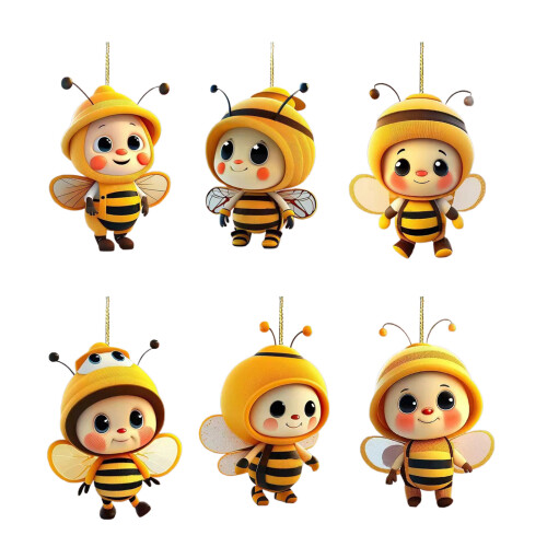 Ornement d'abeilles, décorations suspendues de-Style 5 1
