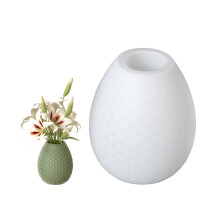 Dragon's Egg/Striped Flower Vase Mould Flexible-Scale vase