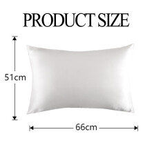 Mulberry Silk Pillowcase Envelope Design, Wrinkle and fade resistant Premium Satin Bedding Cover, Double-Sided Soft And Smooth Satin Fabric for Skin A