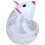 Gobelet pour chat, souris, jouet, distributeur de-Blanc 1