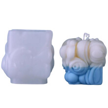 Cube Candle Molds, 3D Cubic Candle Molds for DIY Candle Soap-4