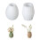 Silicone Mold for Dragon's Egg/Striped Flower Vase Nordic-Set 1