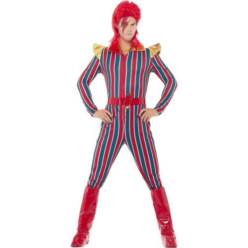 Smiffy's (M, Red/Blue/Gold) Smiffys Space Superstar Costume