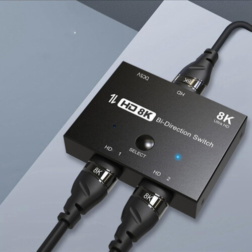 HDMIcompatible 2.1 Switcher For 8K@60Hz Signals Processing Supporting Extended 4K@120Hz Resolutions 1