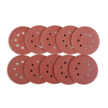 Sand Sheets Sanding Polishing Pads, 10 Pieces 5 Inch 8 Hole Sanding Discs Hook and Loop Adhesive Sandpaper 125 mm (40) Ref: 2947