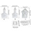 Castle Shape Candle Holder Mold with Base for Making Candle-A 4