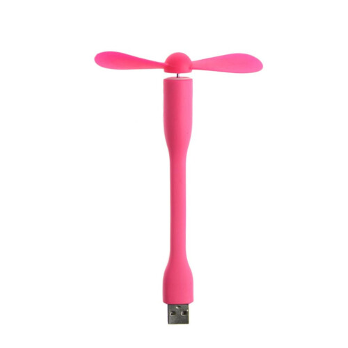 Creative USB Fan Flexible Portable Fan And USB LED Light Lamp For  Notebook  Computer Gadget