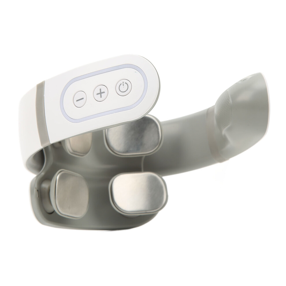 Neck Massager with Electric Pulse Therapy & Warm Compression for Deep Tissue Pain Relief, Ergonomically Designed for Comfort