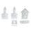 Castle Shape Candle Holder Mold with Base for Making Candle-C 2